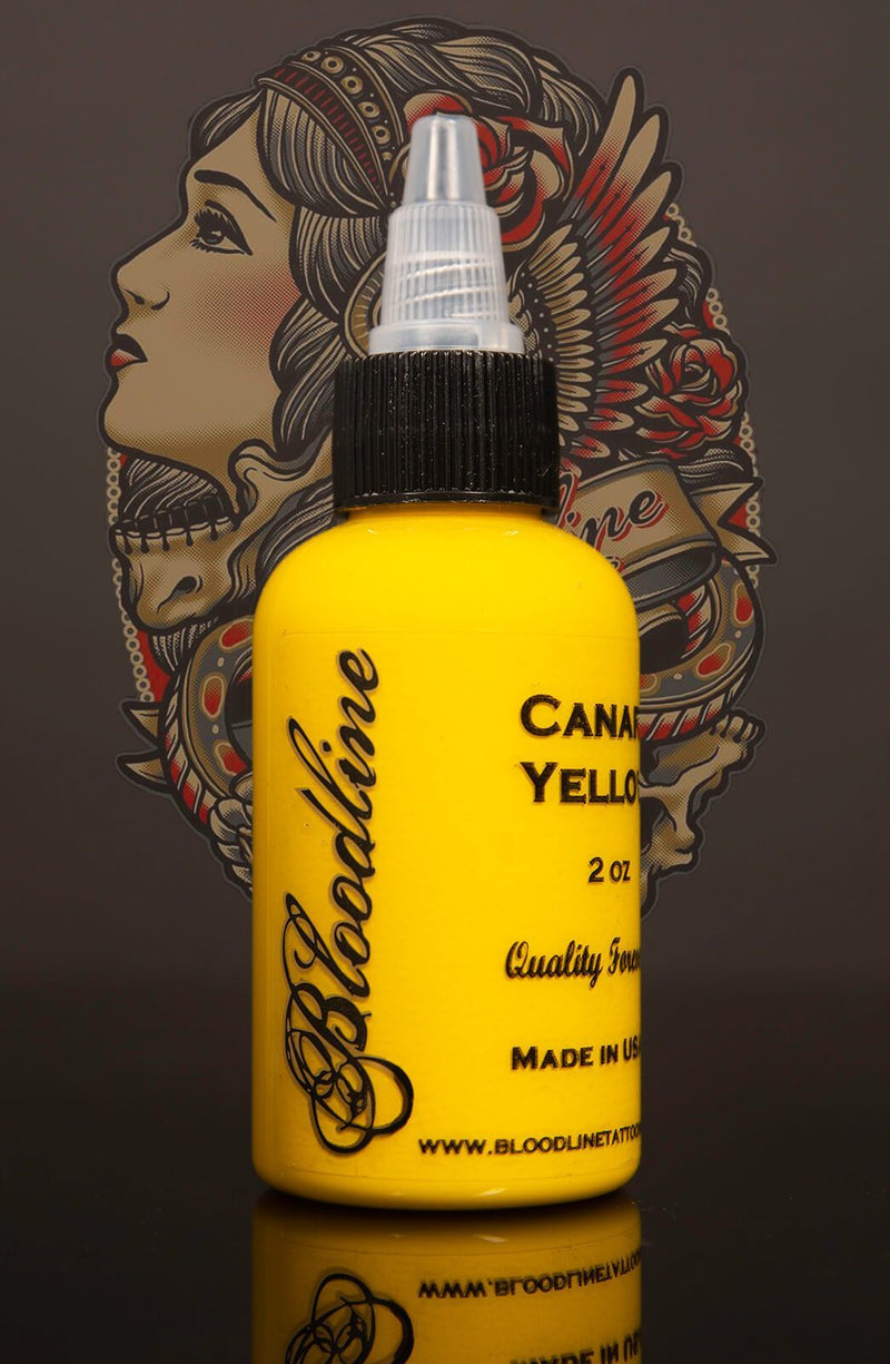 Bloodline Tattoo Ink Canary Yellow