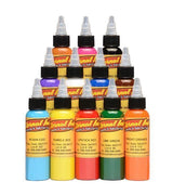 Eternal Tattoo Ink - Sample 12 Bottle Set - Primary Colors