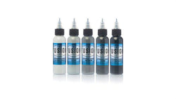 Fusion Tattoo Ink - Opaque Gray 5-Pack Set —