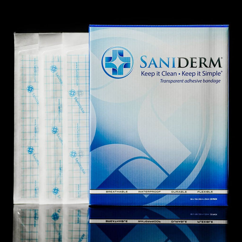 Saniderm Tattoo Aftercare  Artist Pack  - 8" x 10 " 25 Count