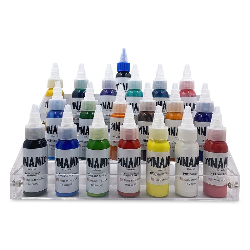 Dynamic Tattoo Ink Collection Collection Set 1 oz Bottles - 20 Colors