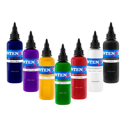 Intenze Tattoo Ink Set - 7 Best Selling Primary Colors