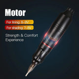 Salvation Premium Rotary Tattoo Pen - Black - Strong and Quiet